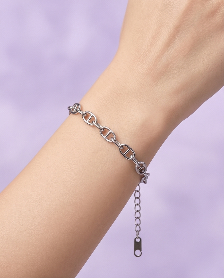 Pulsera Personalizable Plateado