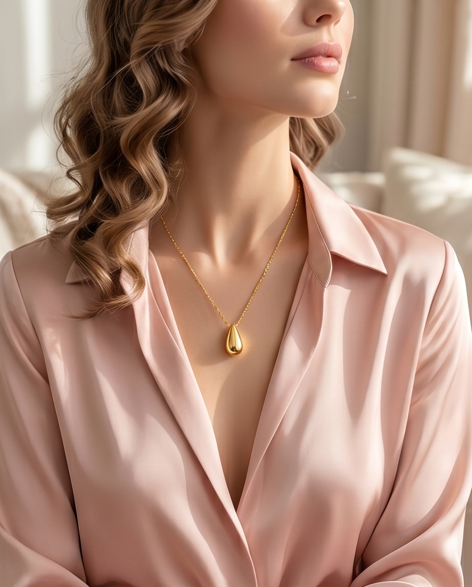 Collar Gota Dorado