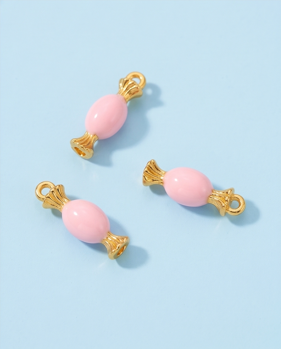 Charm Caramelo Rosa