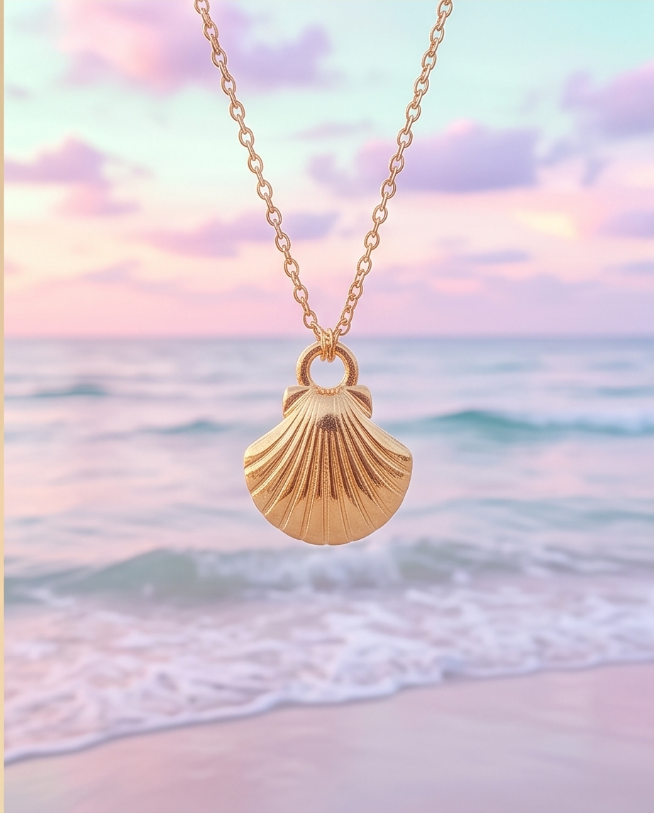 Charm Concha Dorado