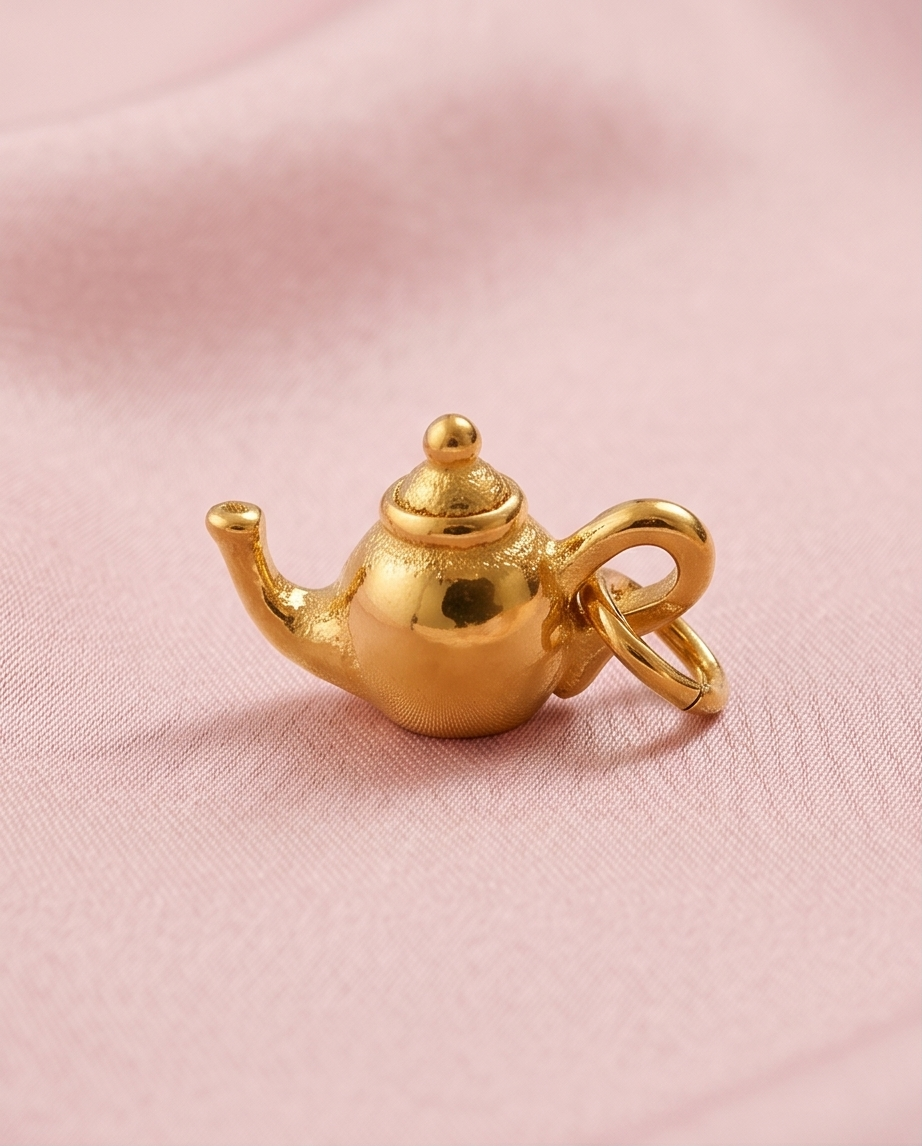 Charm Tetera Dorado