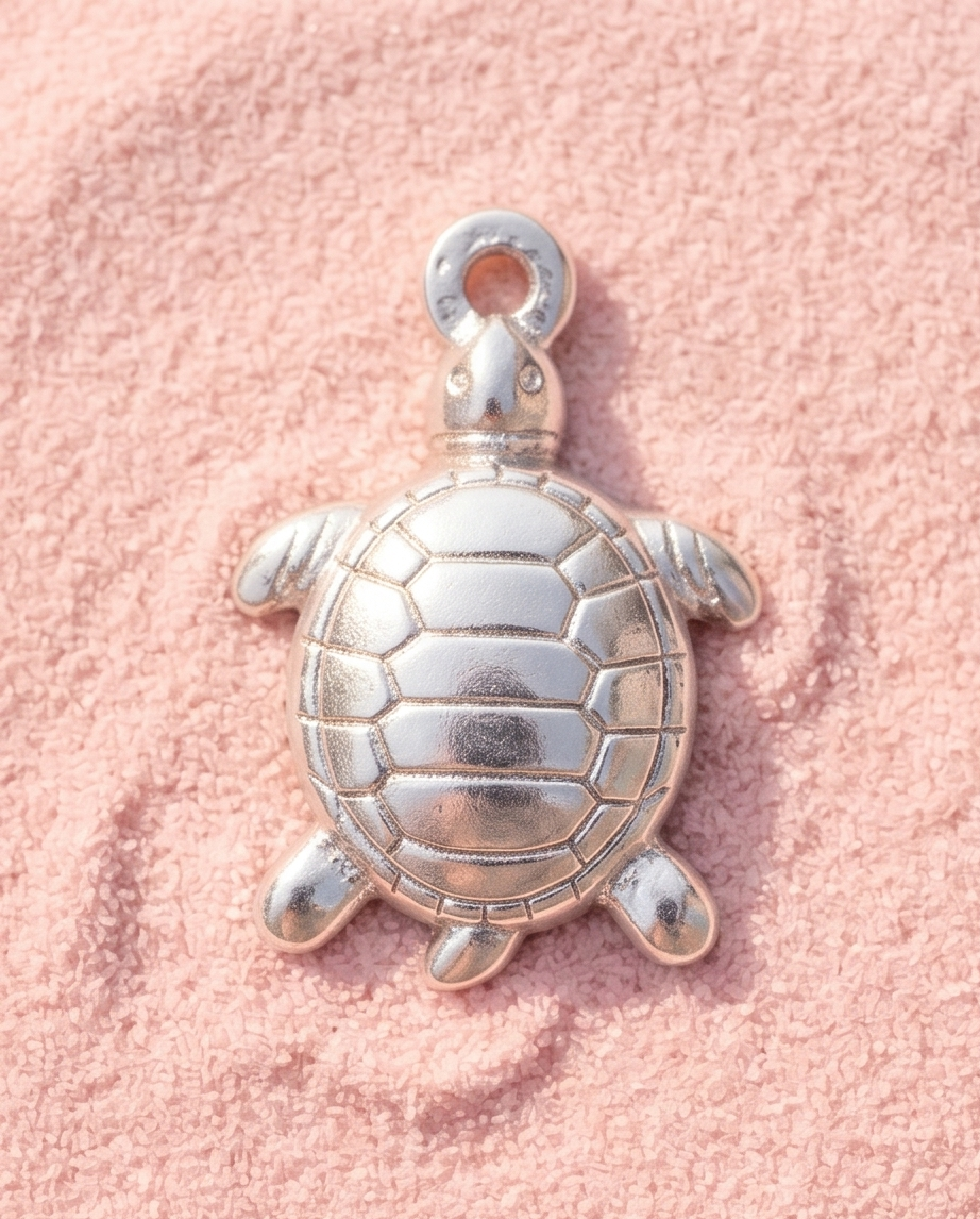 Charm Tortuga Plateado