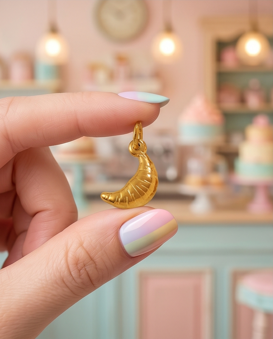 Charm Croissant Dorado