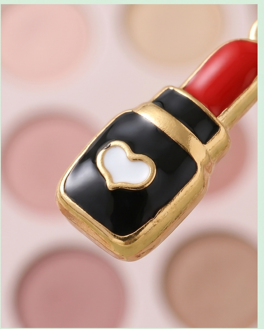 Charm Labial Rojo y Negro