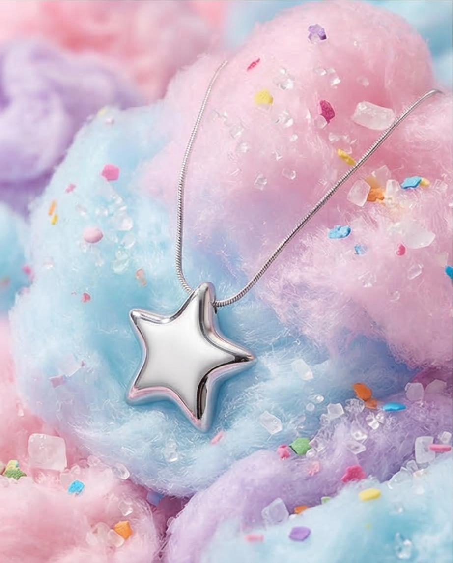 Collar Estrella Plateado