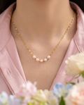 Collar Perlas Dorado