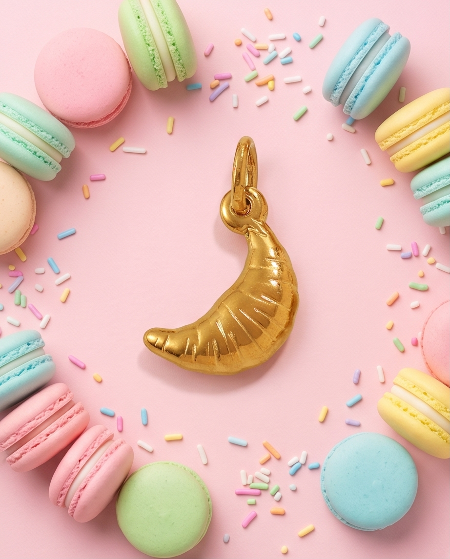Charm Croissant Dorado