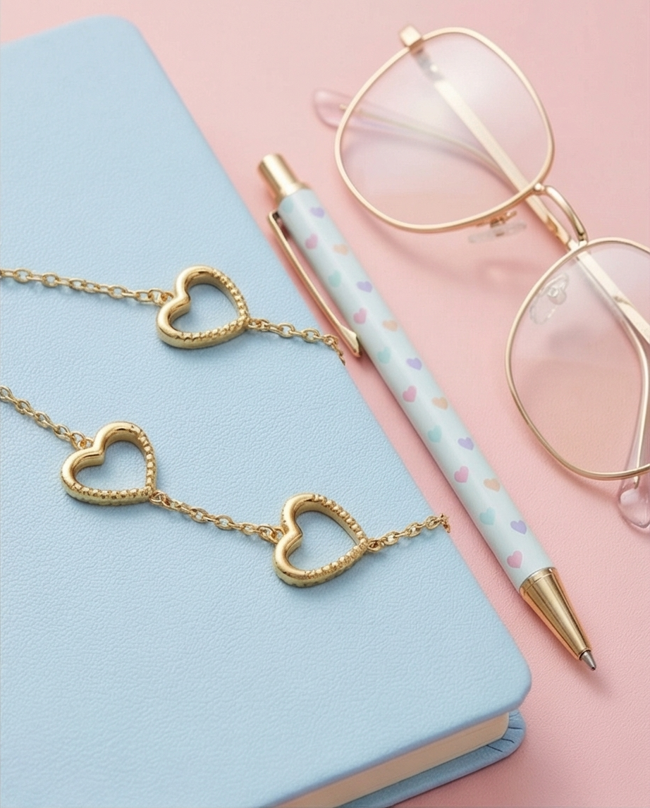 Collar Corazones