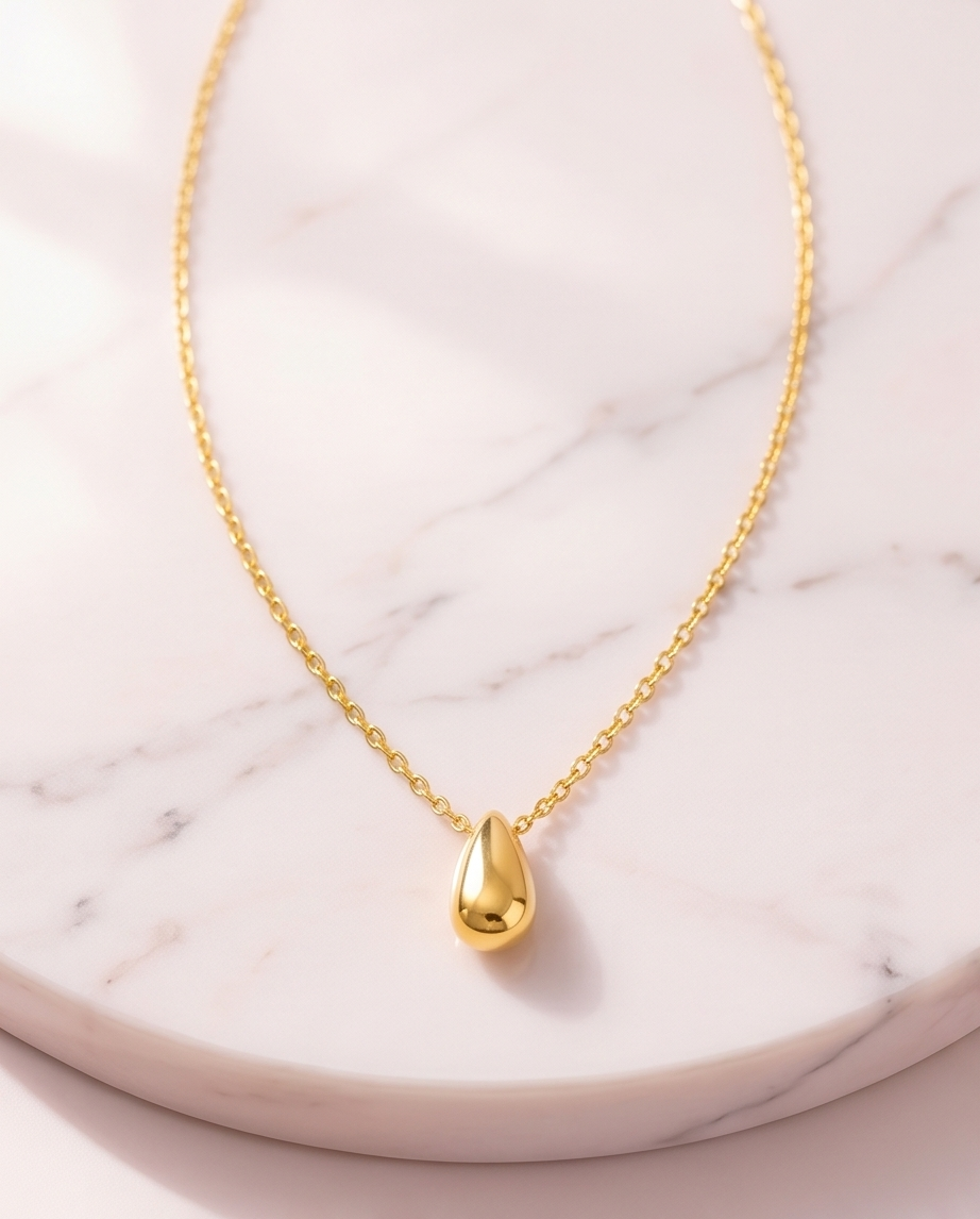 Collar Gota Dorado
