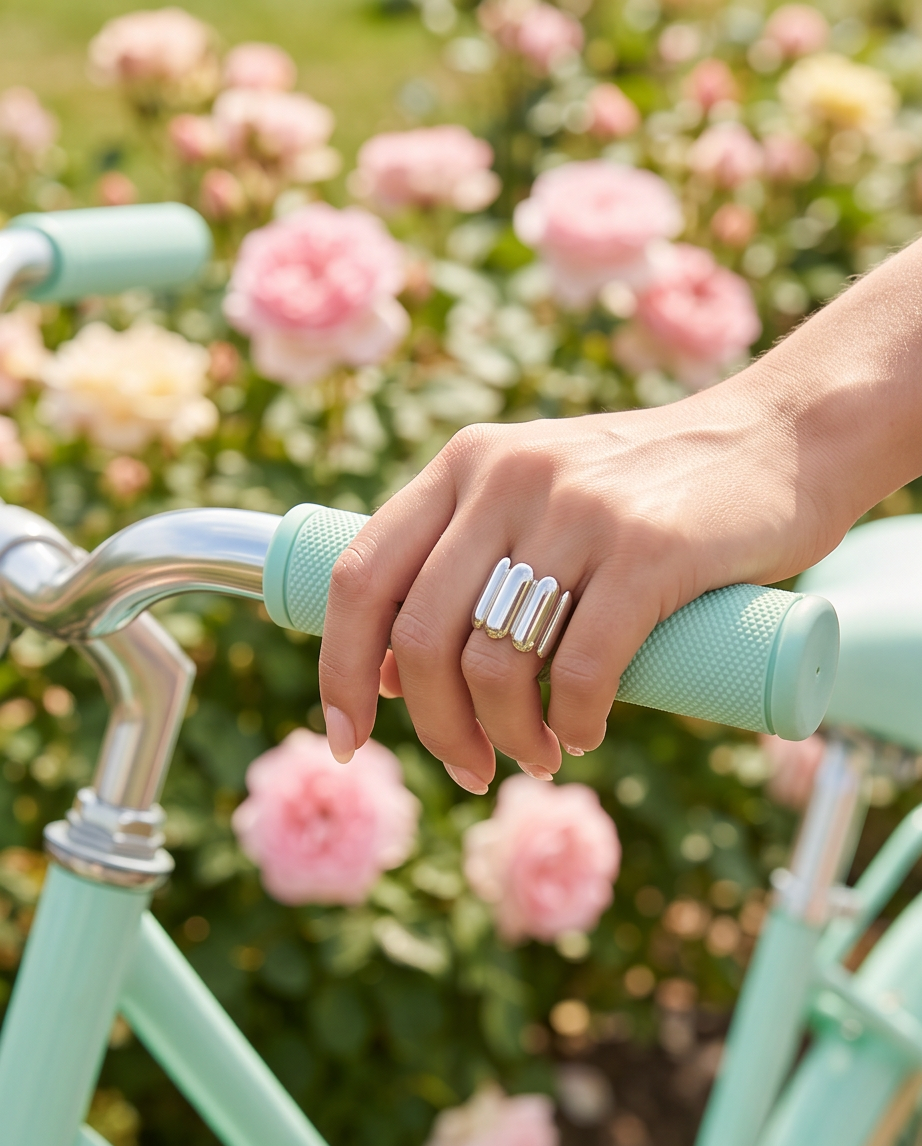 Anillo Plateado
