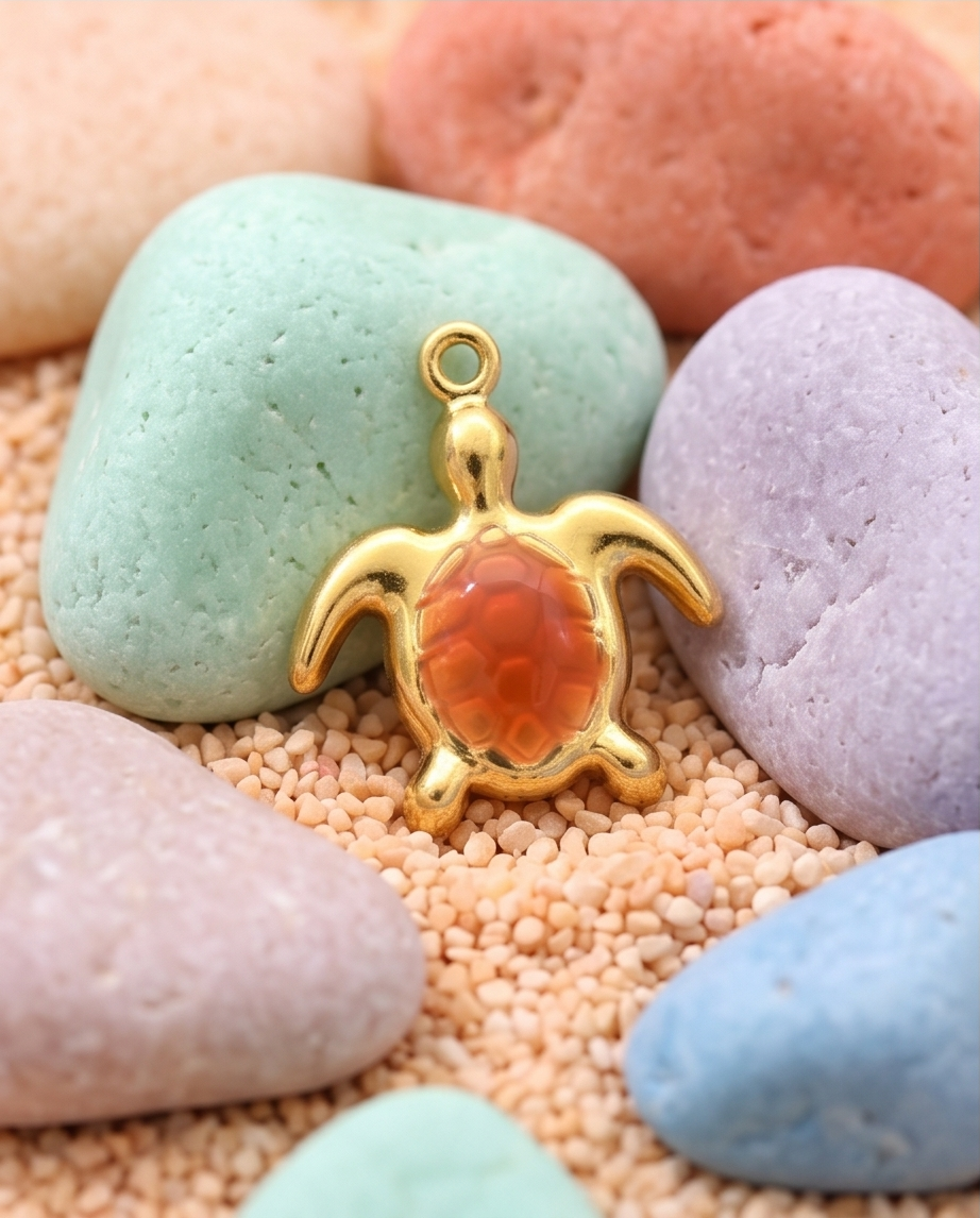 Charm Tortuga Dorado