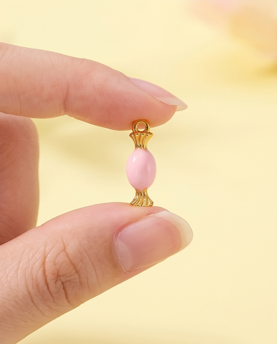 Charm Caramelo Rosa