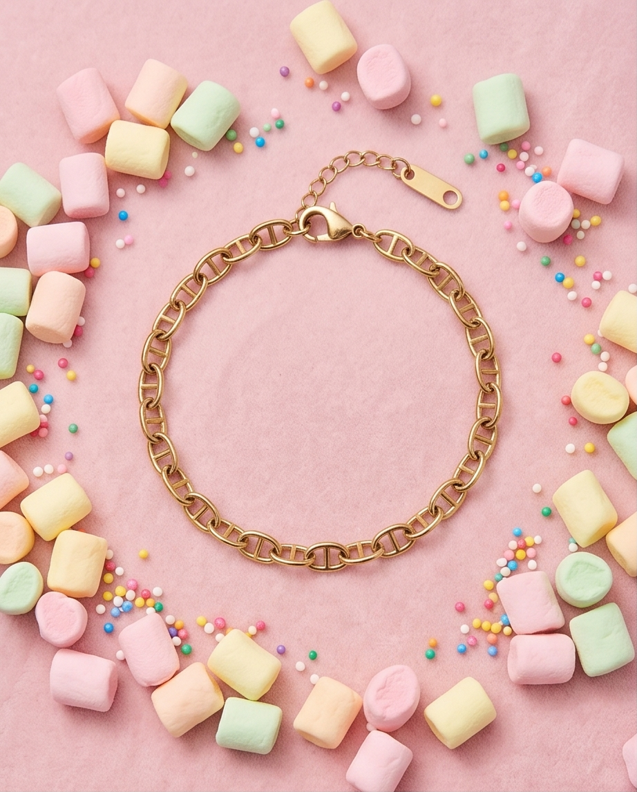 Pulsera Personalizable Dorado