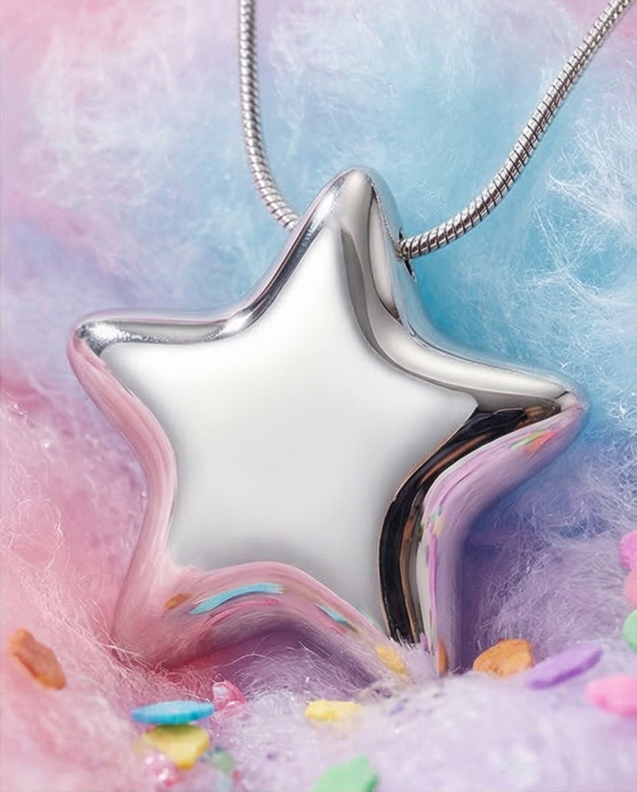 Collar Estrella Plateado