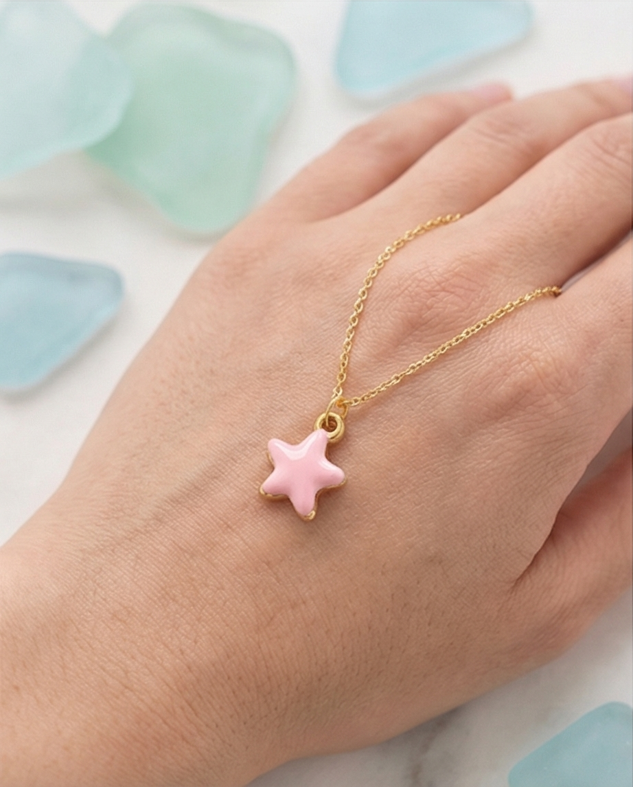 Charm Estrella Rosa