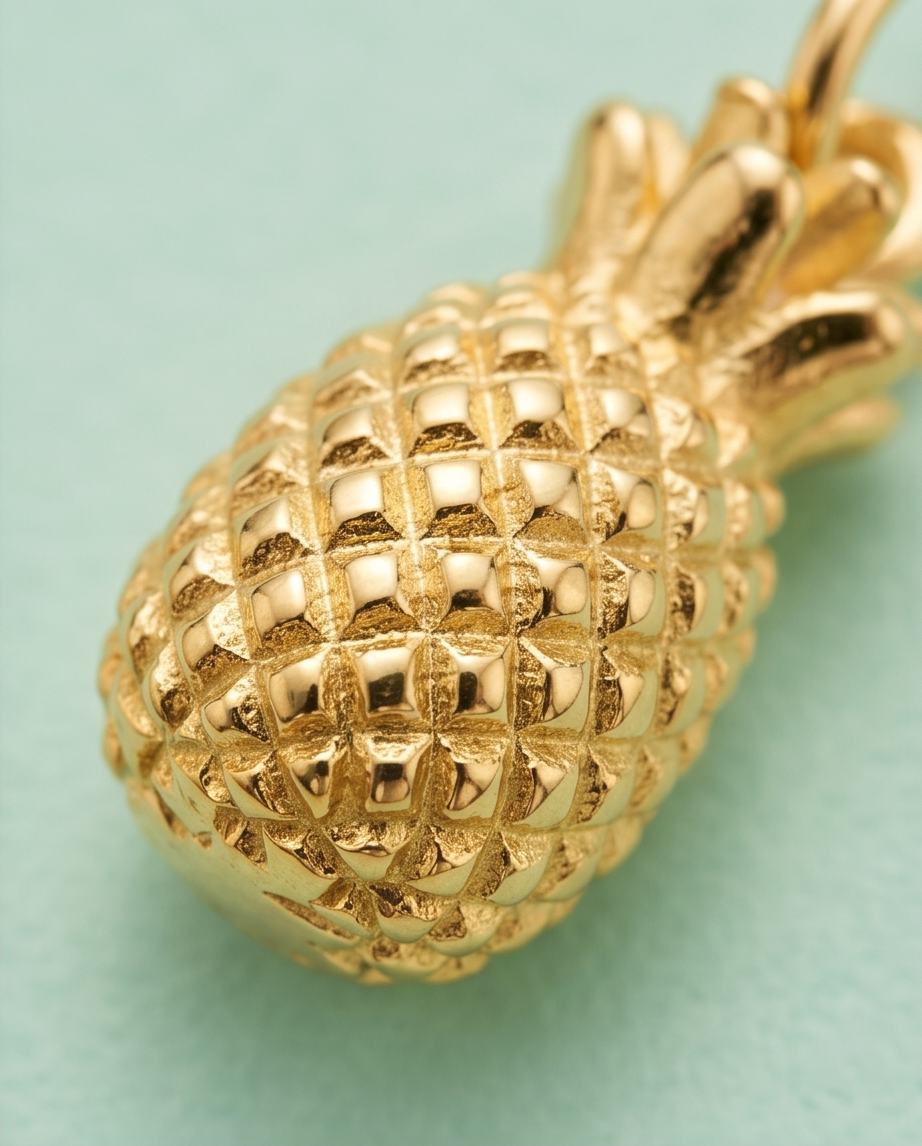 Charm Piña Dorado