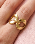 Anillo Lazo Dorado