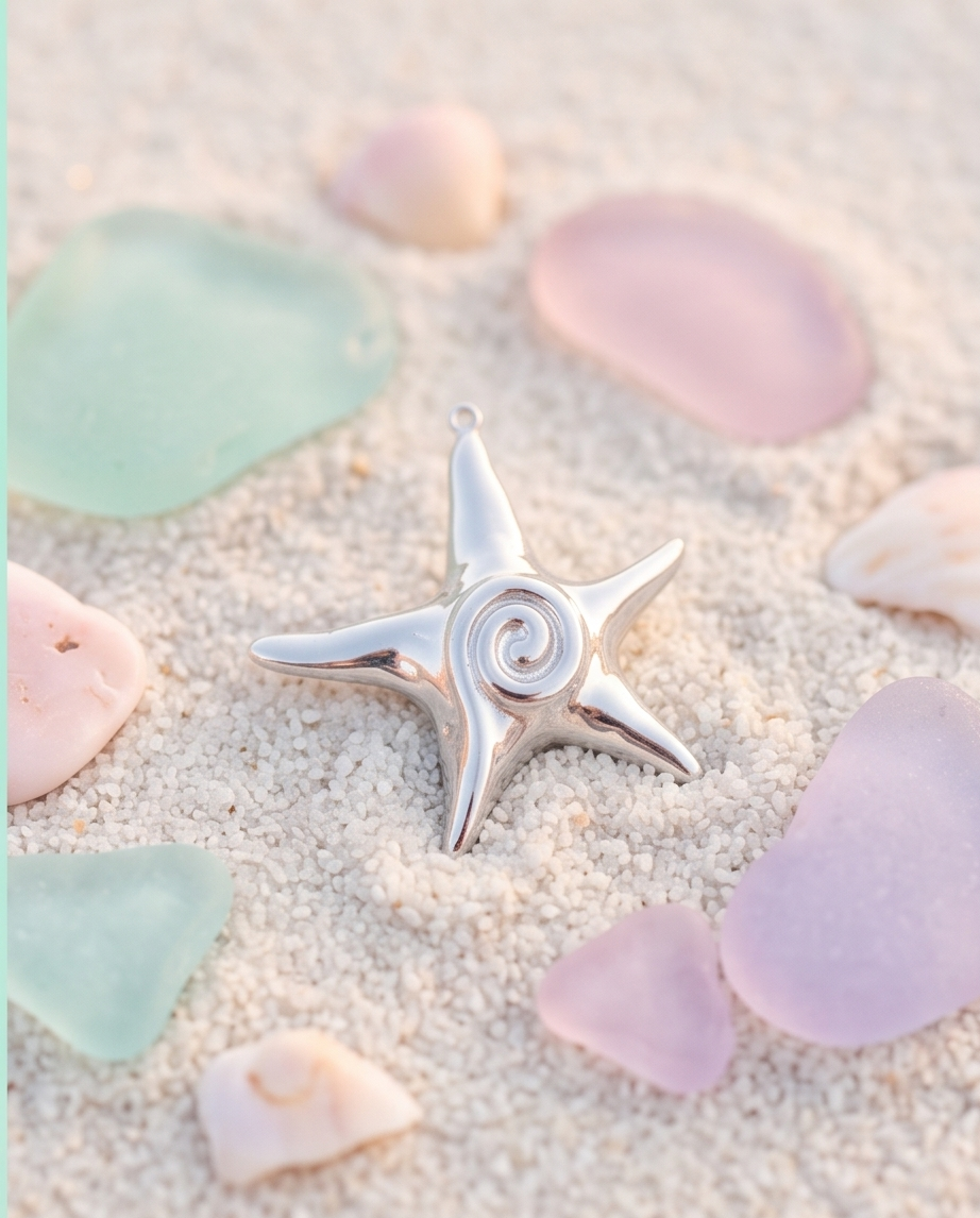 Charm Estrella Plateado