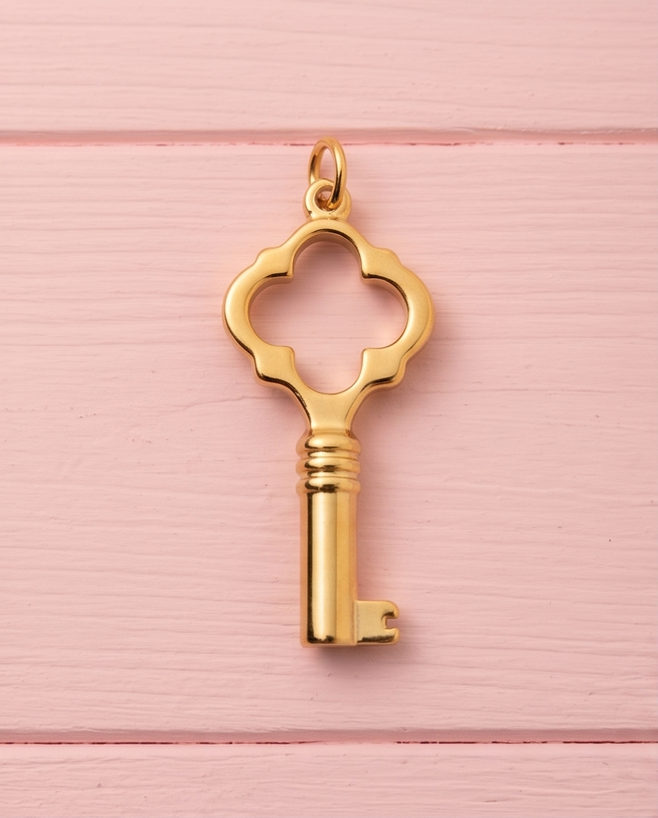 Charm Llave Dorado
