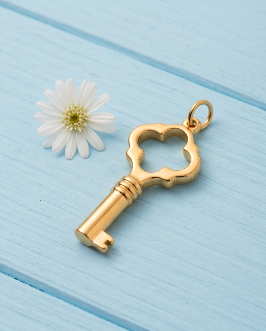 Charm Llave Dorado