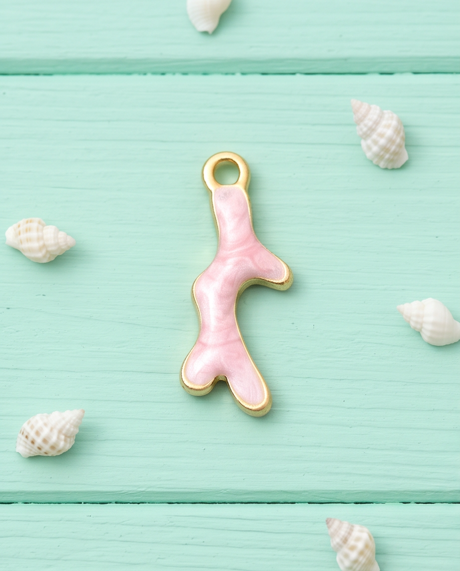 Charm Coral Rosa