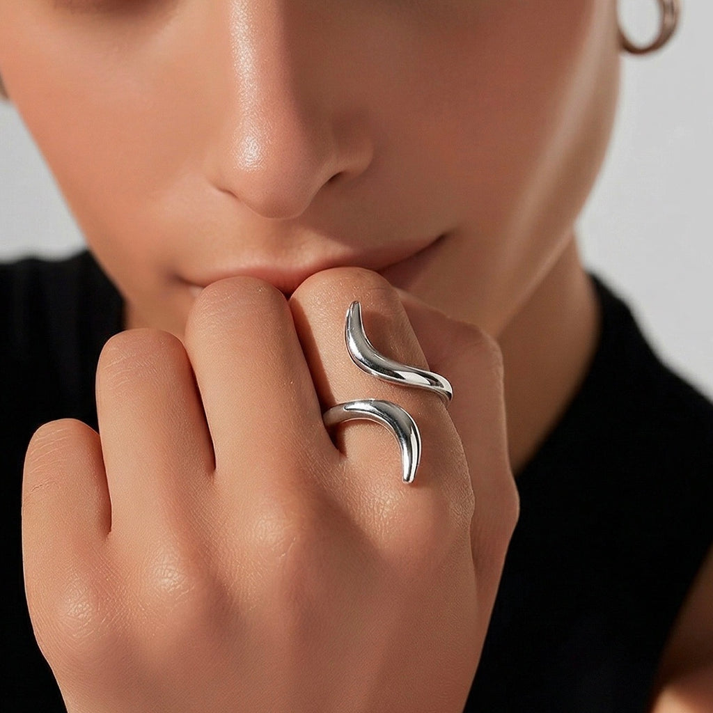 Anillo Plateado