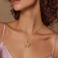 Collar Flor Dorado