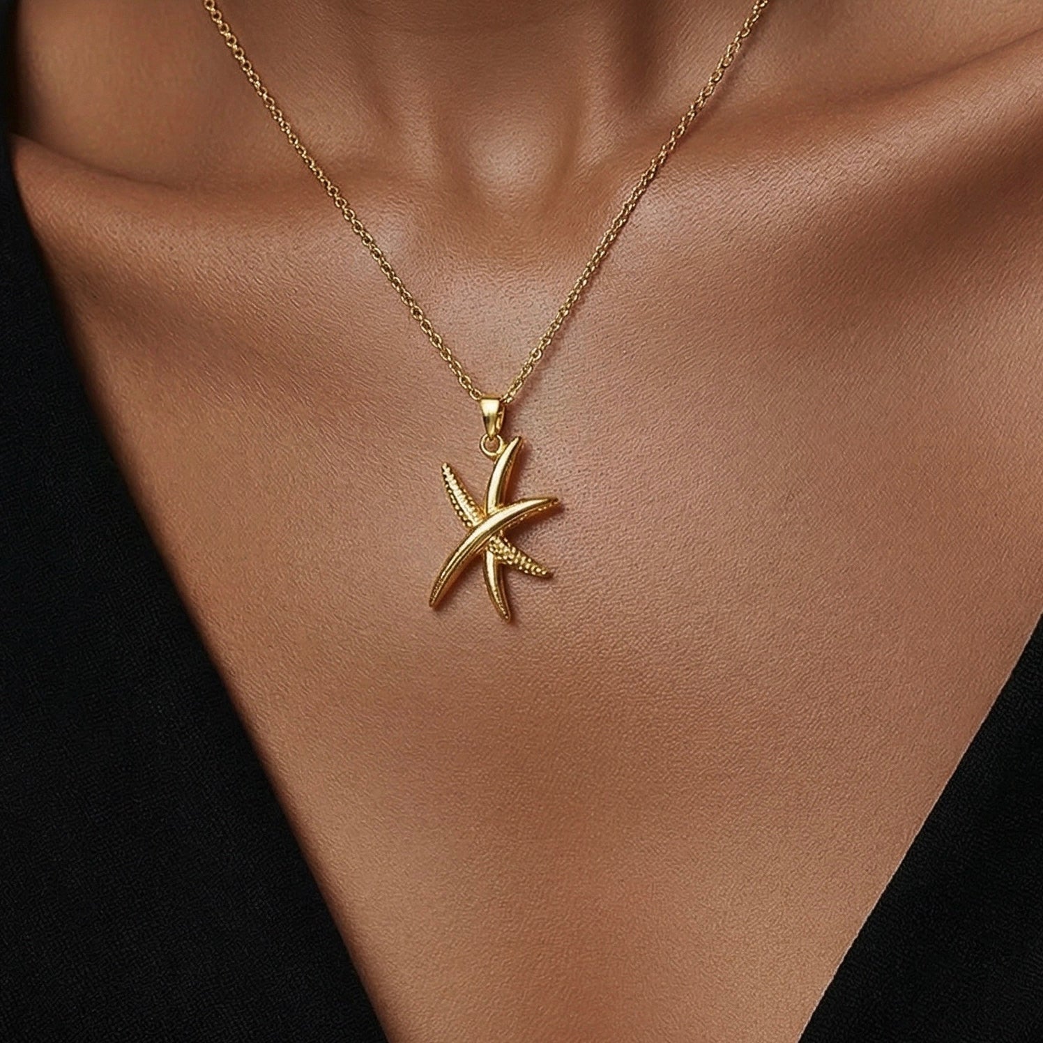 Collar Estrella Dorado