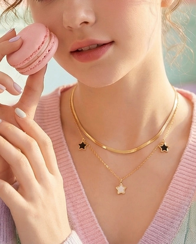 Collar Doble Estrellas