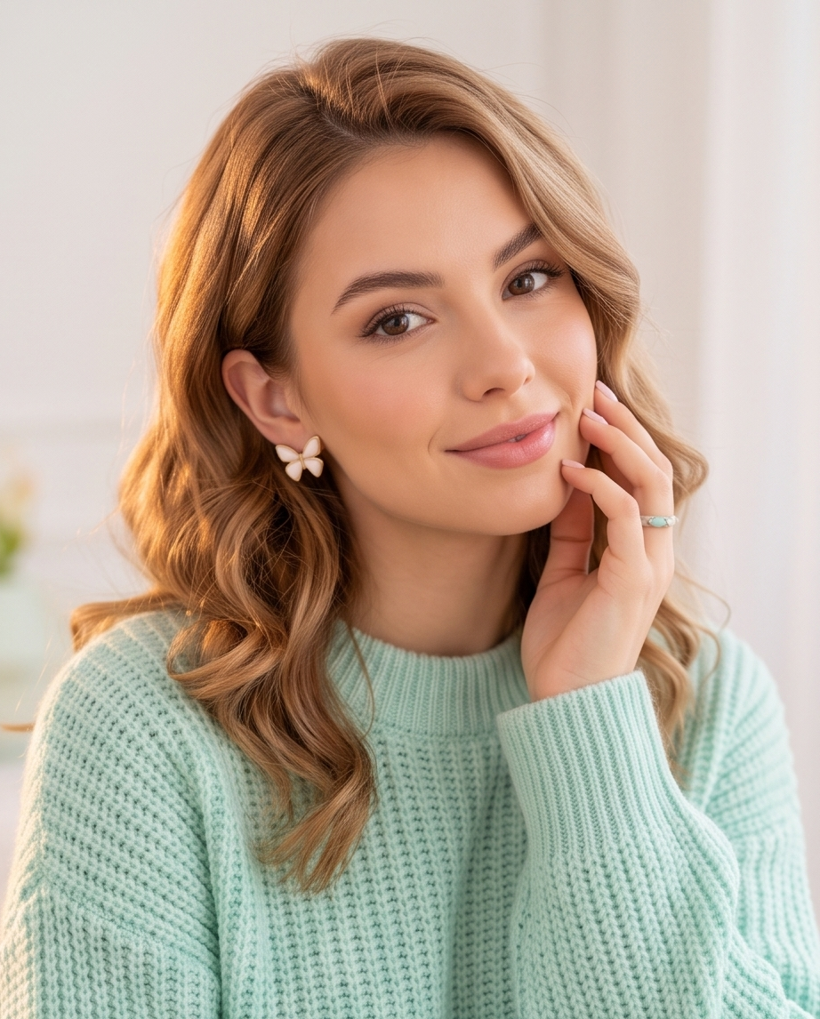 Pendientes Mariposa Blanco