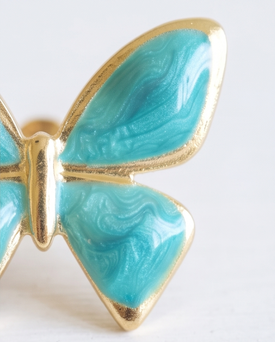Pendientes Mariposa Turquesa