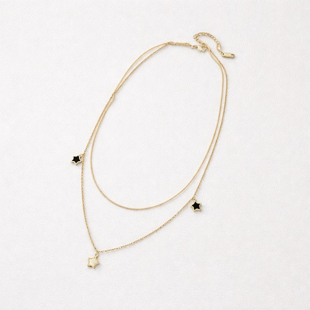 Collar Doble Estrellas
