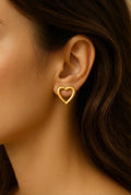 Pendiente Corazón Dorado