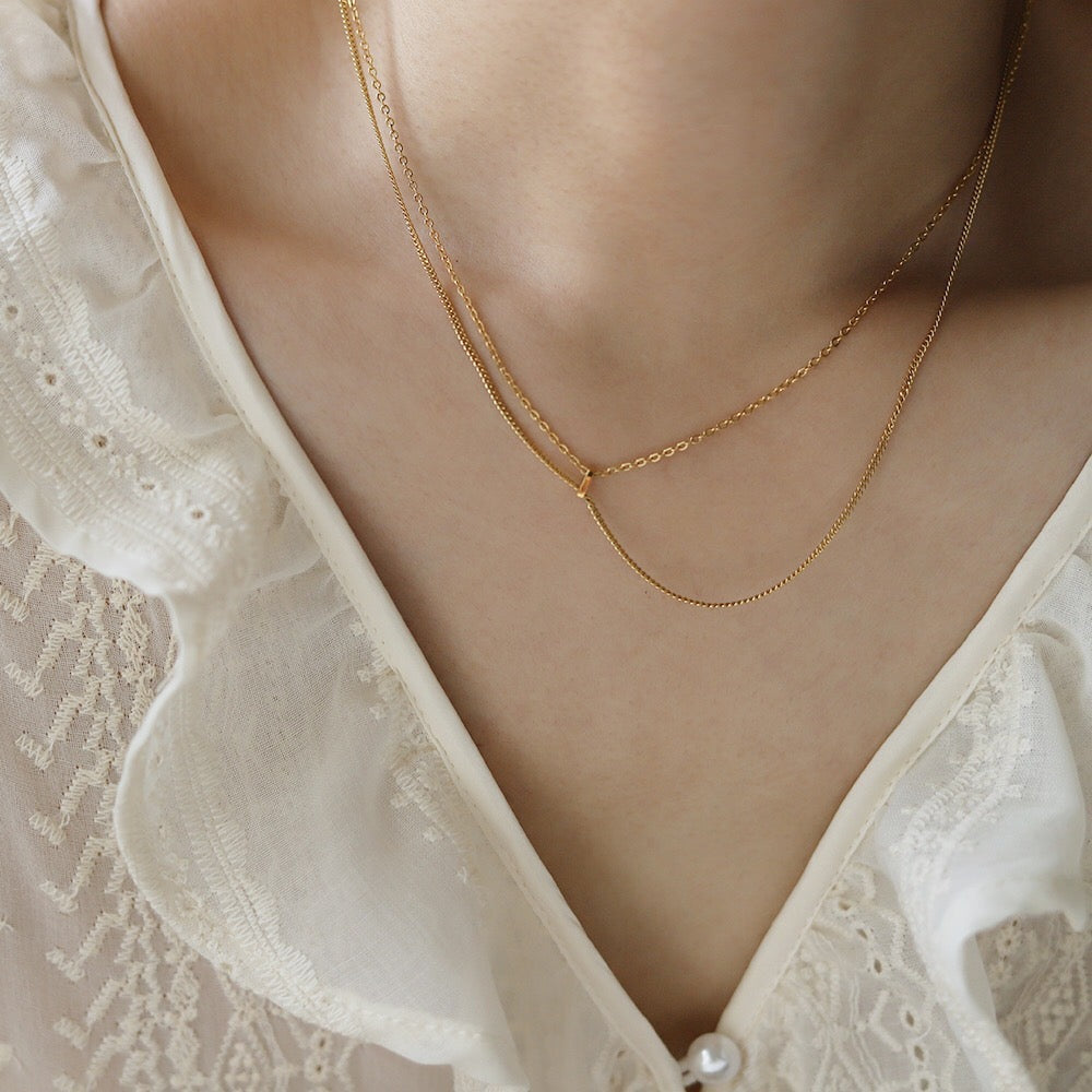 Collar Doble Dorado