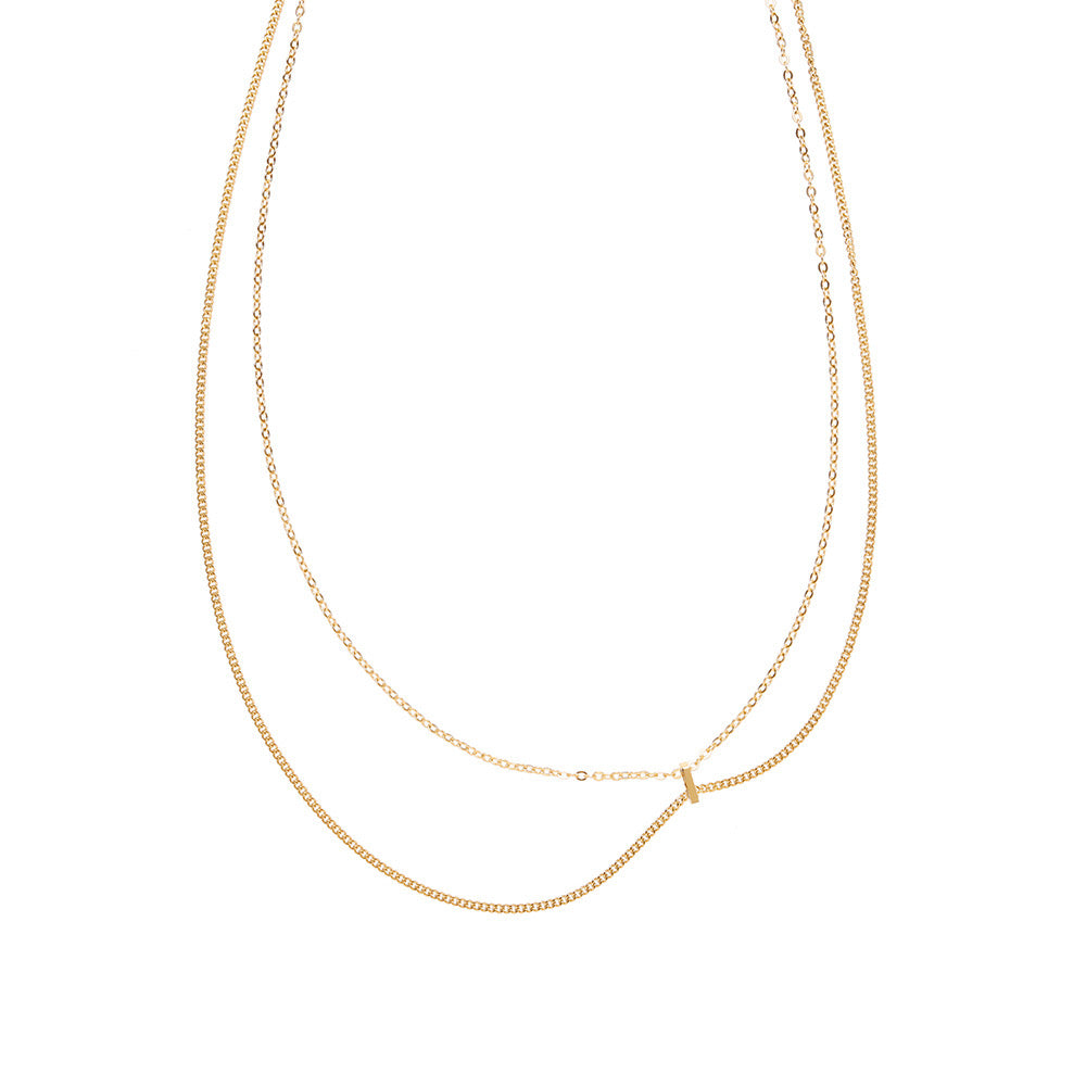 Collar Doble Dorado