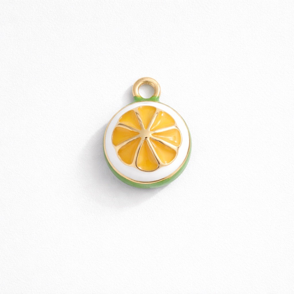 Charm Naranja Dorado