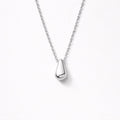 Collar Gota Plateado