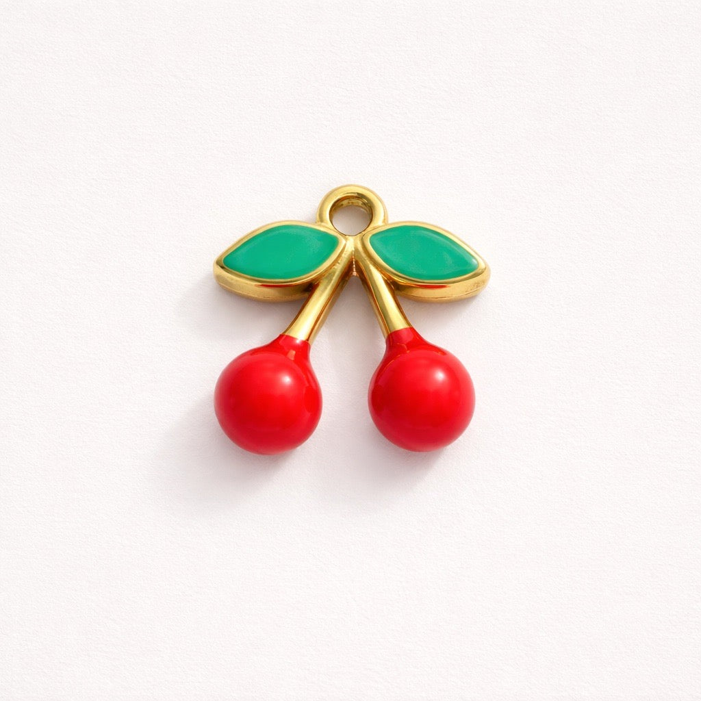 Charm Cereza Dorado