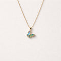 Collar Mariposa Azul