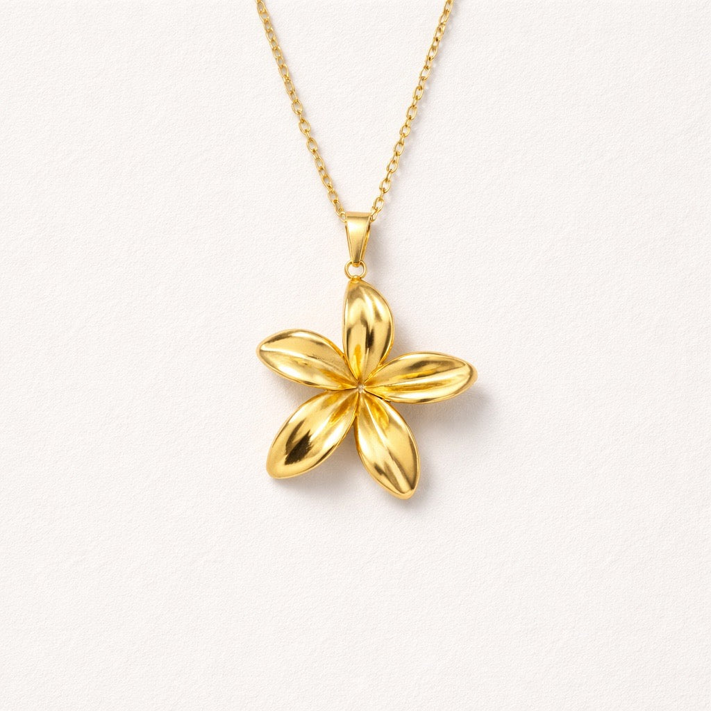 Collar Flor Dorado