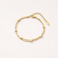 Pulsera Doble Cubos