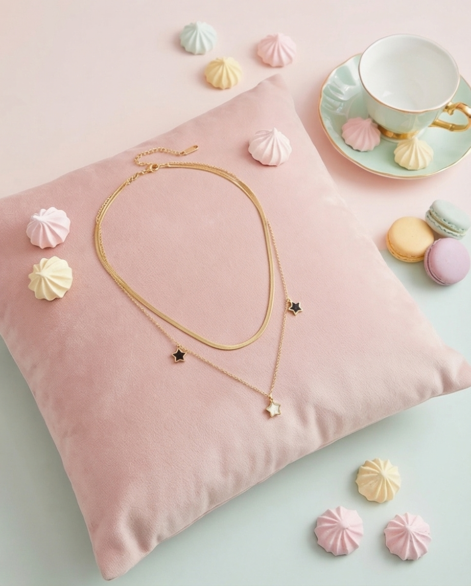 Collar Doble Estrellas