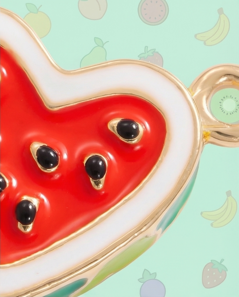 Charm Sandía Corazón Rojo