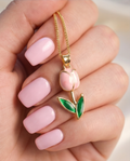 Collar Tulipán Rosa