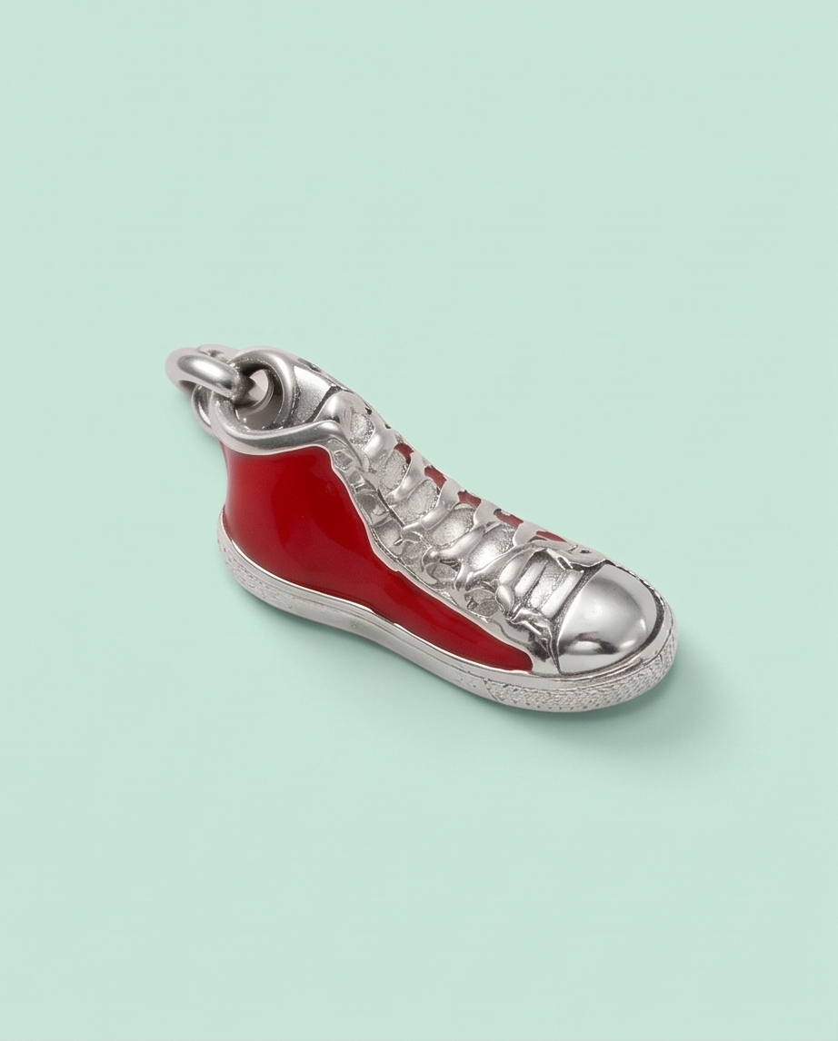 Charm Sneaker Plateado