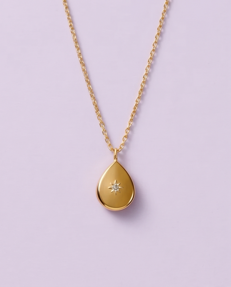 Collar Gota Dorado