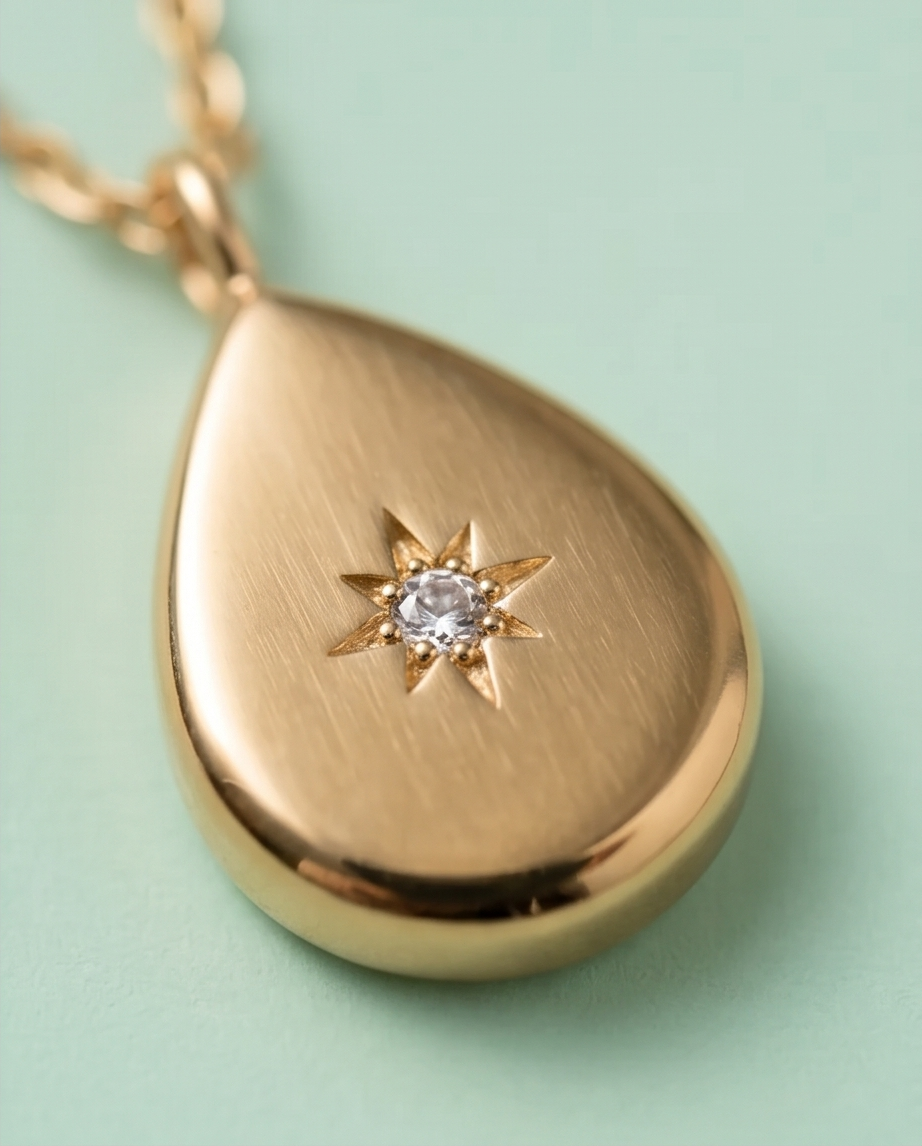 Collar Gota Dorado