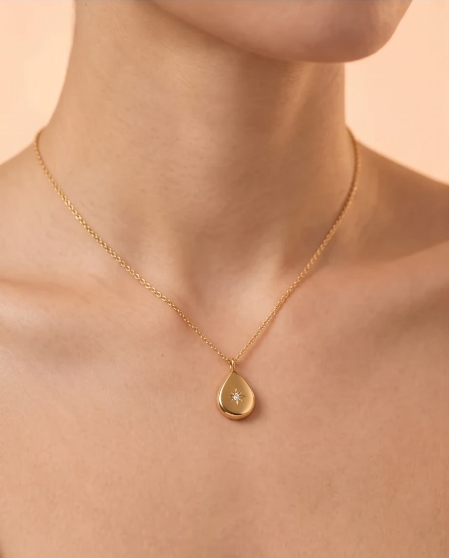 Collar Gota Dorado