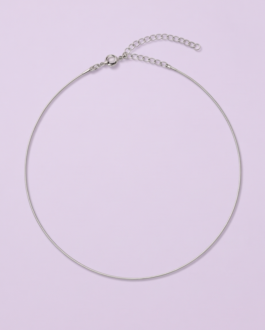 Collar Personalizable Plateado