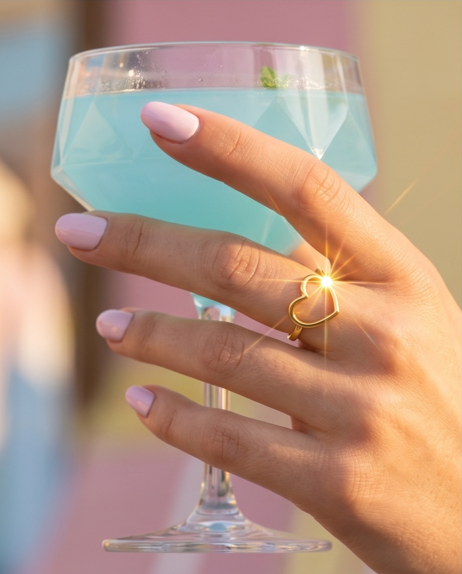 Anillo Corazón Dorado
